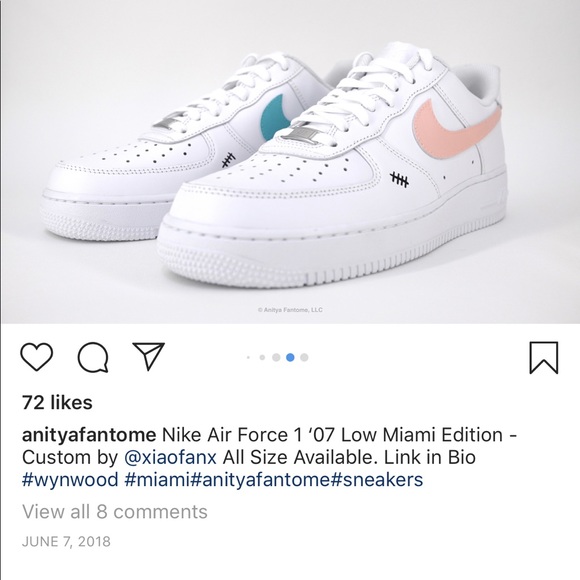 Nike Air Force 1 ‘07 Miami Edition - Picture 4 of 4